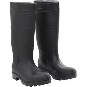vidaXL Rain Boots Waterproof Wellies Outdoor Garden Shoes Black Size 38 PVC vidaXL Rain Boots Waterproof Wellies Outdoor Garden Shoes Black Size 38 PVC