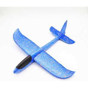 MDSRJONE (Blue) 48cm Large LED Airplane Aeroplane Toy Light Foam Outdoor Throwing Flying MDSRJONE (Blue) 48cm Large LED Airplane Aeroplane Toy Light Foam Outdoor Throwing Flying