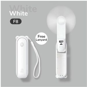 nobrand (2000mAh white F8) JISULIFE Portable Fan Mini Handheld Fan USB 4500mAh Recharge nobrand (2000mAh white F8) JISULIFE Portable Fan Mini Handheld Fan USB 4500mAh Recharge