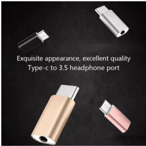 nobrand (Red) 1Pcs Earphone Converter Type-C To 3.5mm AUX Jack Headphone Adapter Univers nobrand (Red) 1Pcs Earphone Converter Type-C To 3.5mm AUX Jack Headphone Adapter Univers