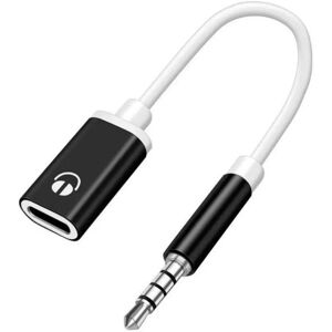 nobrand (black) 3.5mm Male To Type-c Female Headphone Aux Cable Type-C To 3.5mm Jack Con nobrand (black) 3.5mm Male To Type-c Female Headphone Aux Cable Type-C To 3.5mm Jack Con