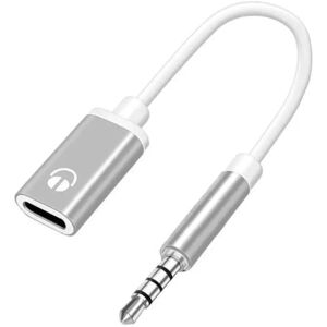 nobrand (silver) 3.5mm Male To Type-c Female Headphone Aux Cable Type-C To 3.5mm Jack Co nobrand (silver) 3.5mm Male To Type-c Female Headphone Aux Cable Type-C To 3.5mm Jack Co
