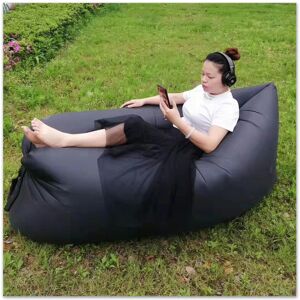 Unbranded (black) Music Festival Inflatable Sofa Portable Lunch Mat Oxford Cloth Outdoor I Unbranded (black) Music Festival Inflatable Sofa Portable Lunch Mat Oxford Cloth Outdoor I