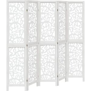 (40 x 180 cm/ 5 piece) vidaXL Room Divider Privacy Screen Room Partition White S (40 x 180 cm/ 5 piece) vidaXL Room Divider Privacy Screen Room Partition White S