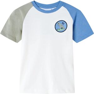 VidaXL Kids' T-shirt Short Sleeves Tee Children's T Shirt Dinosaur Badge Ecru 128 VidaXL Kids' T-shirt Short Sleeves Tee Children's T Shirt Dinosaur Badge Ecru 128