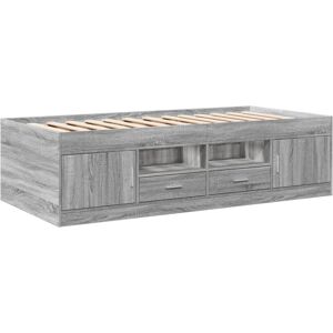 (grey sonoma, 100 x 200 cm) vidaXL Daybed with Drawers Sofa Bed Daybed Couch Gue (grey sonoma, 100 x 200 cm) vidaXL Daybed with Drawers Sofa Bed Daybed Couch Gue