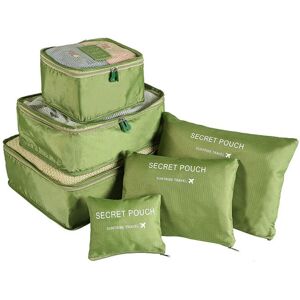 nobrand (green-6PCS-S) Thickened 6Piece/Set Travel Bag Clothes and Shoes Trimmer Travel nobrand (green-6PCS-S) Thickened 6Piece/Set Travel Bag Clothes and Shoes Trimmer Travel