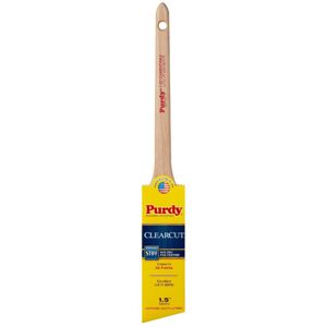 Purdy 144080115 Clearcut Series Dale Angular Trim Paint Brush, 1-1/2 inch, Natur Purdy 144080115 Clearcut Series Dale Angular Trim Paint Brush, 1-1/2 inch, Natur