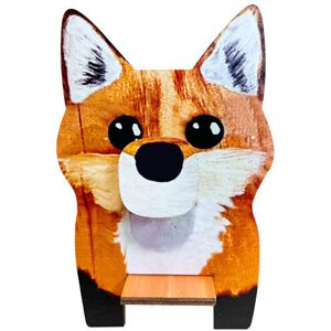 Unbranded (Fox model) Creative wooden animal glasses storage ornaments, office desktop han Unbranded (Fox model) Creative wooden animal glasses storage ornaments, office desktop han