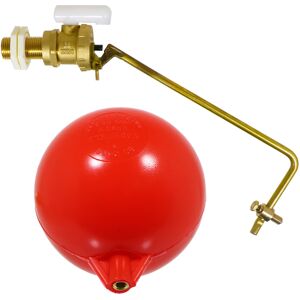 SPARES2GO 1/2" Part 2 Valve Low Pressure Side Entry Toilet Cistern Ballcock + 6" Ball Floa SPARES2GO 1/2" Part 2 Valve Low Pressure Side Entry Toilet Cistern Ballcock + 6" Ball Floa