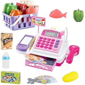Sotodik Cash Register Pretend Play Supermarket Shop Toys With Calculator,Working Scanner Sotodik Cash Register Pretend Play Supermarket Shop Toys With Calculator,Working Scanner