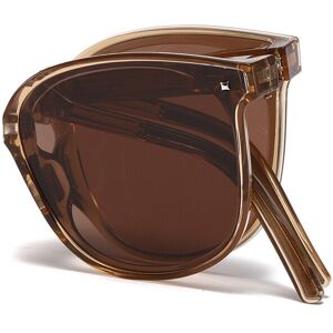 VEISHET (Tea) Trendy Womens Foldable Sunglasses Summer Antiuv Polarized Travel Beach VEISHET (Tea) Trendy Womens Foldable Sunglasses Summer Antiuv Polarized Travel Beach