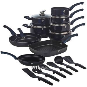 Blaumann ( Aquamarine) 21 Pcs Blauman Cookware Pots Grill Pans with Soft Touch Handles & Blaumann ( Aquamarine) 21 Pcs Blauman Cookware Pots Grill Pans with Soft Touch Handles &