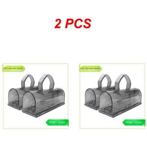 Unbranded (Style F 2pcs) 1~4PCS Plastic Mouse Trap Live Catcher Reusable Kids Pets Safe Pe Unbranded (Style F 2pcs) 1~4PCS Plastic Mouse Trap Live Catcher Reusable Kids Pets Safe Pe