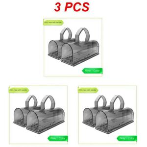 Unbranded (Style F 3pcs) 1~4PCS Plastic Mouse Trap Live Catcher Reusable Kids Pets Safe Pe Unbranded (Style F 3pcs) 1~4PCS Plastic Mouse Trap Live Catcher Reusable Kids Pets Safe Pe