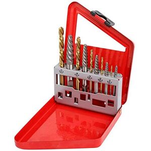 Neilsen 10PC EASY OUT SCREW EXTRACTOR SET WITH LEFT HAND DRILL BITS BROKEN BOLTS Neilsen 10PC EASY OUT SCREW EXTRACTOR SET WITH LEFT HAND DRILL BITS BROKEN BOLTS