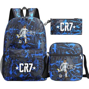Unbranded (8) Football Ronaldo CR7 Backpack Set - School Bags for Girls/Boys, Laptop Trave Unbranded (8) Football Ronaldo CR7 Backpack Set - School Bags for Girls/Boys, Laptop Trave