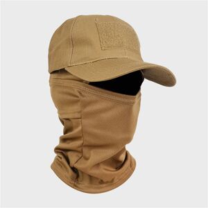 Unbranded (brown, Average code) Camouflage Baseball Mask Tactical Baseball Caps Outdoor Hi Unbranded (brown, Average code) Camouflage Baseball Mask Tactical Baseball Caps Outdoor Hi