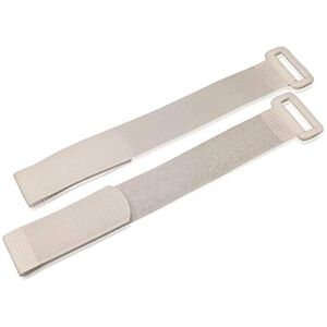 Alfatex by Velcro Brand White strap Cable Ties with plastick buckle, 2 pieces in Alfatex by Velcro Brand White strap Cable Ties with plastick buckle, 2 pieces in