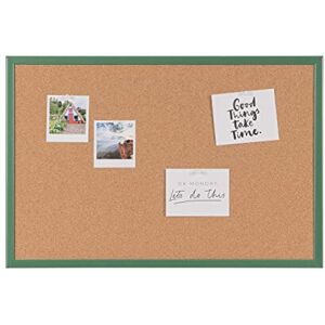 5 Star Office Bi-Office Cork Notice Board 60 x 40 cm Green 5 Star Office Bi-Office Cork Notice Board 60 x 40 cm Green