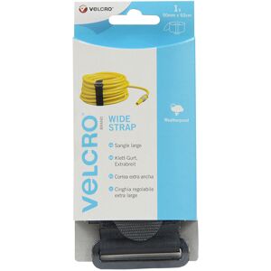 VELCRO Brand VEL-EC60329 Wide Strap Adjustable - 50mm x 92cm - Black VELCRO Brand VEL-EC60329 Wide Strap Adjustable - 50mm x 92cm - Black