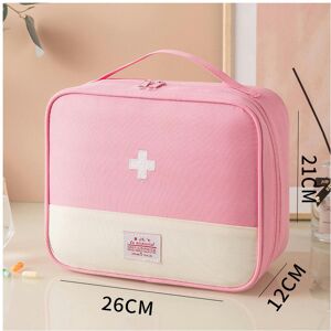 Unbranded (Pink (Plus Size)) Portable Medical Bag, Medicine Storage Bag For Going Out, Sma Unbranded (Pink (Plus Size)) Portable Medical Bag, Medicine Storage Bag For Going Out, Sma