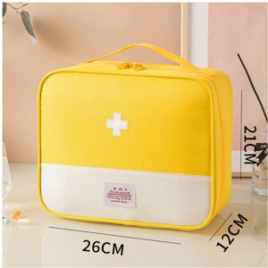 Unbranded (Yellow (plus size)) Portable Medical Bag, Medicine Storage Bag For Going Out, S Unbranded (Yellow (plus size)) Portable Medical Bag, Medicine Storage Bag For Going Out, S