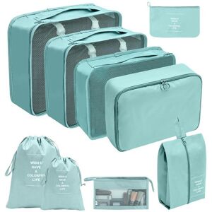 Unbranded (Makeup Pack Nine Piece Set Blue Lake, suit) Hot Selling Amazon Waterproof Trave Unbranded (Makeup Pack Nine Piece Set Blue Lake, suit) Hot Selling Amazon Waterproof Trave
