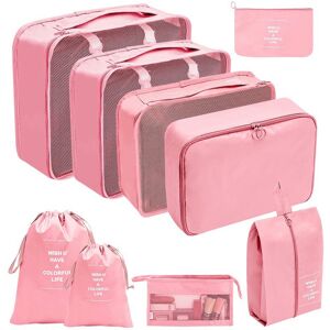 Unbranded (Makeup Pack Nine Piece Set Pink, suit) Hot Selling Amazon Waterproof Travel Sto Unbranded (Makeup Pack Nine Piece Set Pink, suit) Hot Selling Amazon Waterproof Travel Sto