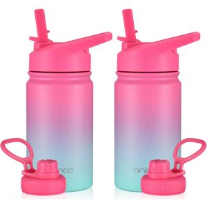 Unbranded (Pink green gradient, 350ML) New American Style Stainless Steel 304 Outdoor Port Unbranded (Pink green gradient, 350ML) New American Style Stainless Steel 304 Outdoor Port