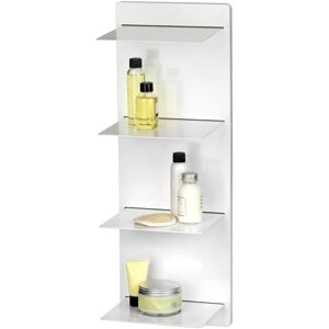 Croydex Meon White Open Front Storage Wall Mounted shelf Shelving Unit Croydex Meon White Open Front Storage Wall Mounted shelf Shelving Unit