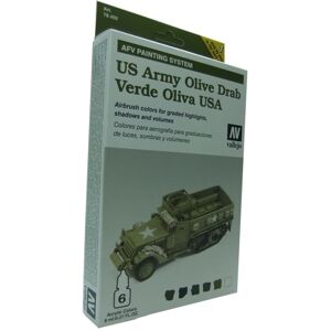 Vallejo VAL78402 - AV Armour Set - AFV Army Olive Drab Vallejo VAL78402 - AV Armour Set - AFV Army Olive Drab