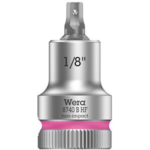 Wera 8740 B HF Zyklop In-Hex-Plus holding function bit socket, 3/8" drive, 1/8"x35mm, Wera 8740 B HF Zyklop In-Hex-Plus holding function bit socket, 3/8" drive, 1/8"x35mm,