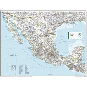 National Geographic Maps: Mexico Wall Map - Compact - 54 x 41 cm - Front Lamination National Geographic Maps: Mexico Wall Map - Compact - 54 x 41 cm - Front Lamination