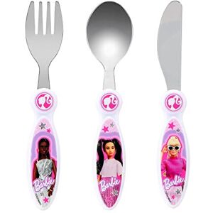 Zawadi Global Barbie Doll Children's Kids 3pcs Cutlery Set - Knife/Fork/Spoon Zawadi Global Barbie Doll Children's Kids 3pcs Cutlery Set - Knife/Fork/Spoon