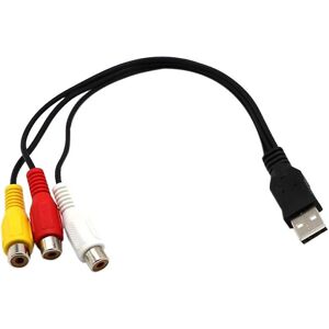 Unbranded Usb To 3rca Cable Usb Female To 3 Rca Rgb Video Av Composite Adapter Converter C Unbranded Usb To 3rca Cable Usb Female To 3 Rca Rgb Video Av Composite Adapter Converter C