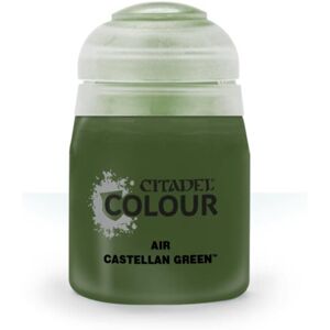 Games Workshop Citadel Air Paint: Castellan Green 24ml Warhammer 28-08 Games Workshop Citadel Air Paint: Castellan Green 24ml Warhammer 28-08