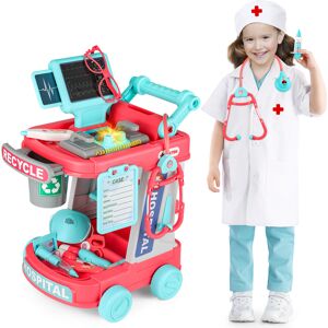 Unbranded 22Pcs Educational Pretend Medical Station Set Doctor Children Role Play Trolley Unbranded 22Pcs Educational Pretend Medical Station Set Doctor Children Role Play Trolley