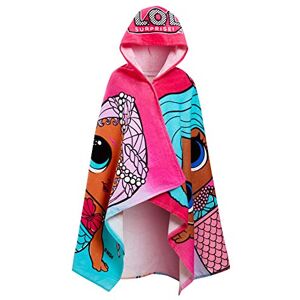 L.O.L. Surprise! LOL Surprise Dolls Hooded Girls Bath Towel 100% Cotton Childs Pink Poncho Large L.O.L. Surprise! LOL Surprise Dolls Hooded Girls Bath Towel 100% Cotton Childs Pink Poncho Large