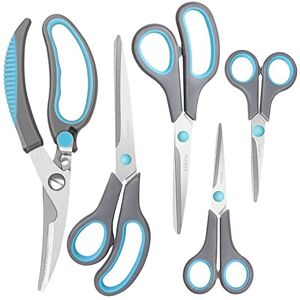 Asdirne Scissors, Kitchen Scissors with Sharp Stainless Steel Blades and Soft Handles, M Asdirne Scissors, Kitchen Scissors with Sharp Stainless Steel Blades and Soft Handles, M