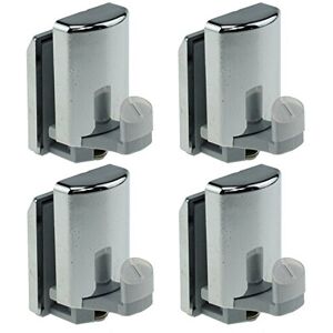 YUANQIAN Set of 4 Chrome Shower Door Lower Hooks/Rollers/Pulleys/Runners YUANQIAN Set of 4 Chrome Shower Door Lower Hooks/Rollers/Pulleys/Runners