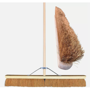 The Dustpan & Brush Store Outdoor Broom Handle 36" Garden Soft Large Brush Heavy Duty Warehouse The Dustpan & Brush Store Outdoor Broom Handle 36" Garden Soft Large Brush Heavy Duty Warehouse