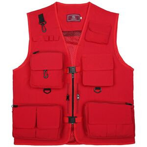 Unbranded (as the photo2, XL) 2019 Fishing Jacket Quick-drying Mesh Vestt Multi-pocket Mes Unbranded (as the photo2, XL) 2019 Fishing Jacket Quick-drying Mesh Vestt Multi-pocket Mes