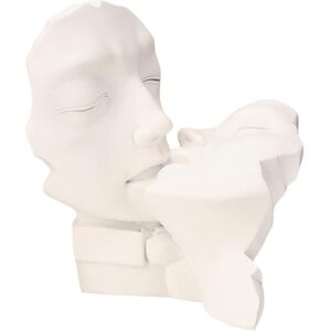 Unbranded (20cm*14.5cm*22cm White Kiss) Couple Lover Kissing Statue Romantic Modern Model Unbranded (20cm*14.5cm*22cm White Kiss) Couple Lover Kissing Statue Romantic Modern Model