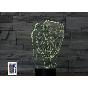 Unbranded Shen 3d Samoyed Remote Control 16 Color Night Lights Illusion Acrylic Led Table Unbranded Shen 3d Samoyed Remote Control 16 Color Night Lights Illusion Acrylic Led Table