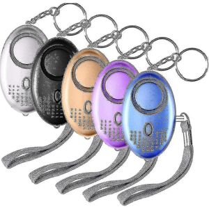 Unbranded 5 Pack 140db Personal Security Alarm Keychain With Led Light,personal Alarm Unbranded 5 Pack 140db Personal Security Alarm Keychain With Led Light,personal Alarm