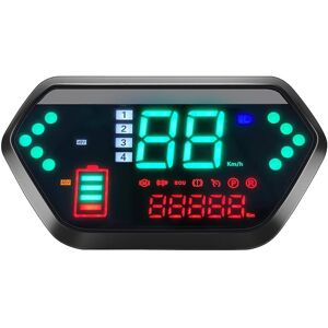 Unbranded 48V / 60V Motorcycle Odometer Digital LCD Display Tachometer LCD Speedometer for Unbranded 48V / 60V Motorcycle Odometer Digital LCD Display Tachometer LCD Speedometer for