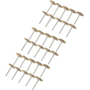 Unbranded 30 X Brass Wire Brush Round Brushes Disc Brush Pot Brush For 25mm Unbranded 30 X Brass Wire Brush Round Brushes Disc Brush Pot Brush For 25mm