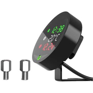 Unbranded 5 in 1 Motorcycle Water Temperature Meter USB Rechargable Time Voltmeter LED Nig Unbranded 5 in 1 Motorcycle Water Temperature Meter USB Rechargable Time Voltmeter LED Nig