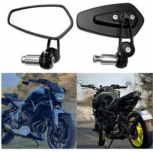 Unbranded Motorcycle Handlebar Mirrors Motorbike Mirrors for XJ6 MT01 MT03 MT07 MT09 (Blac Unbranded Motorcycle Handlebar Mirrors Motorbike Mirrors for XJ6 MT01 MT03 MT07 MT09 (Blac